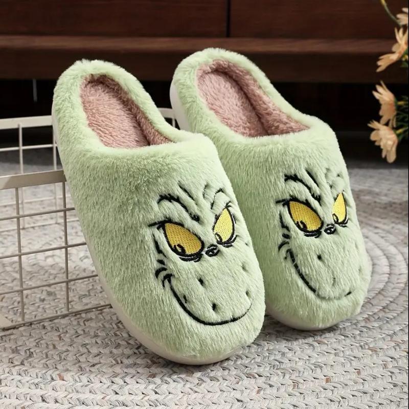 2024 cotton slippers for men and women indoor soft warm cotton bedroom slippers comfortable fake winter home slippers comfortable