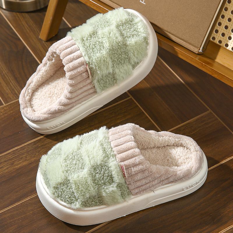 House Slippers for Women Men,Fuzzy Comfort Casual House Shoes Memory Foam Womens Slippers Indoor Warm Plush Bedroom Shoes for Girl Walking Shoes