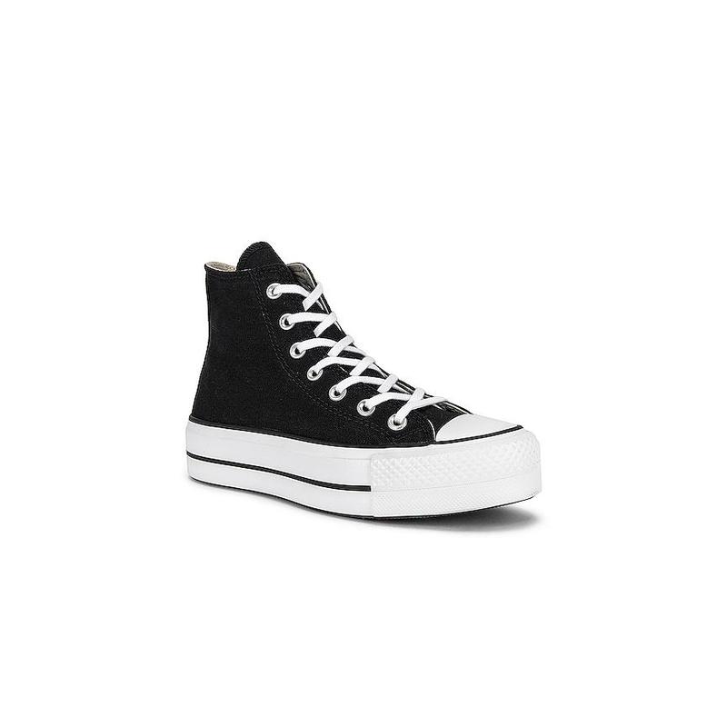 Converse Chuck Taylor All Star Lift Hi Sneaker in Black & White