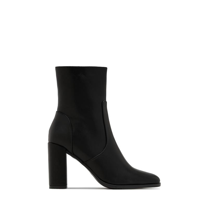 Harlow Block Heel Ankle Boot - Black