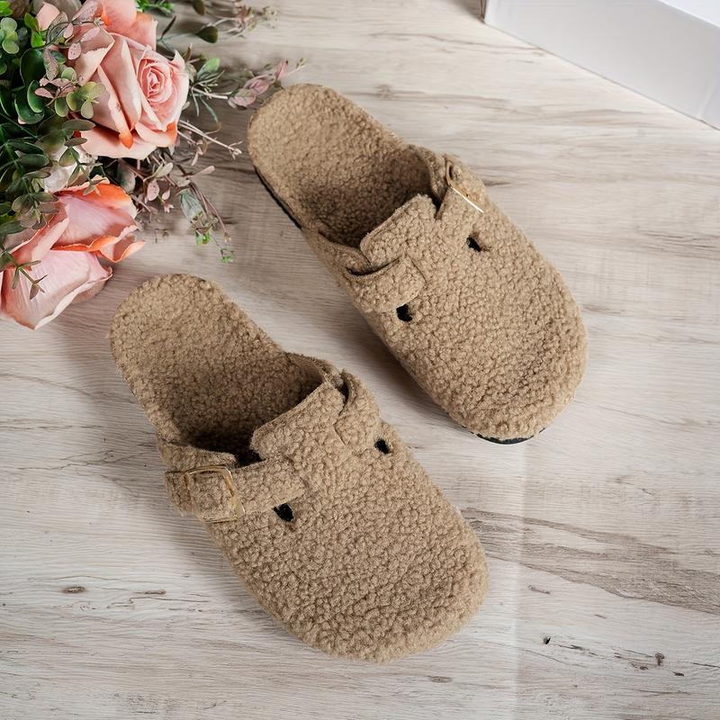 Cozy & Stylish Women's Fuzzy Slippers - Soft, Comfortable Indoor Outdoor Shoes for All Seasons