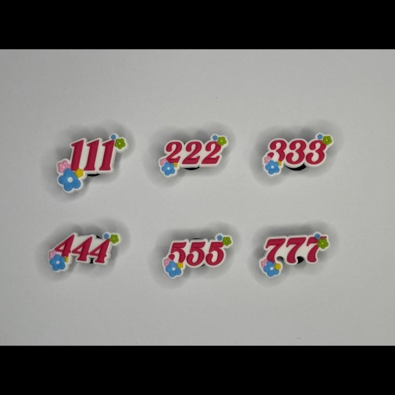 Angel Numbers Croc Charms