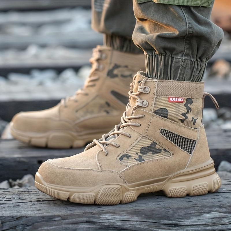 Men's New Work Safety Boots Safety Shoes Indestructible Safety Shoes Men's Work Sneaker Men's Steel Toe Work Boots Men's