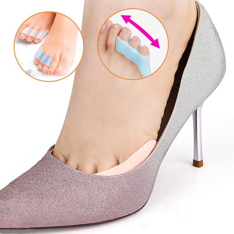 16pcs Random Color Toe Separator, Gel Toe Protector, Toe Separator Tailors Bunion Pad for Curled Pinky Toe