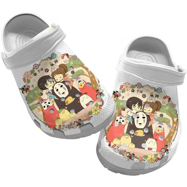 Spirited Away Anime Movie Clogs Shoes Comfortable For Men Women