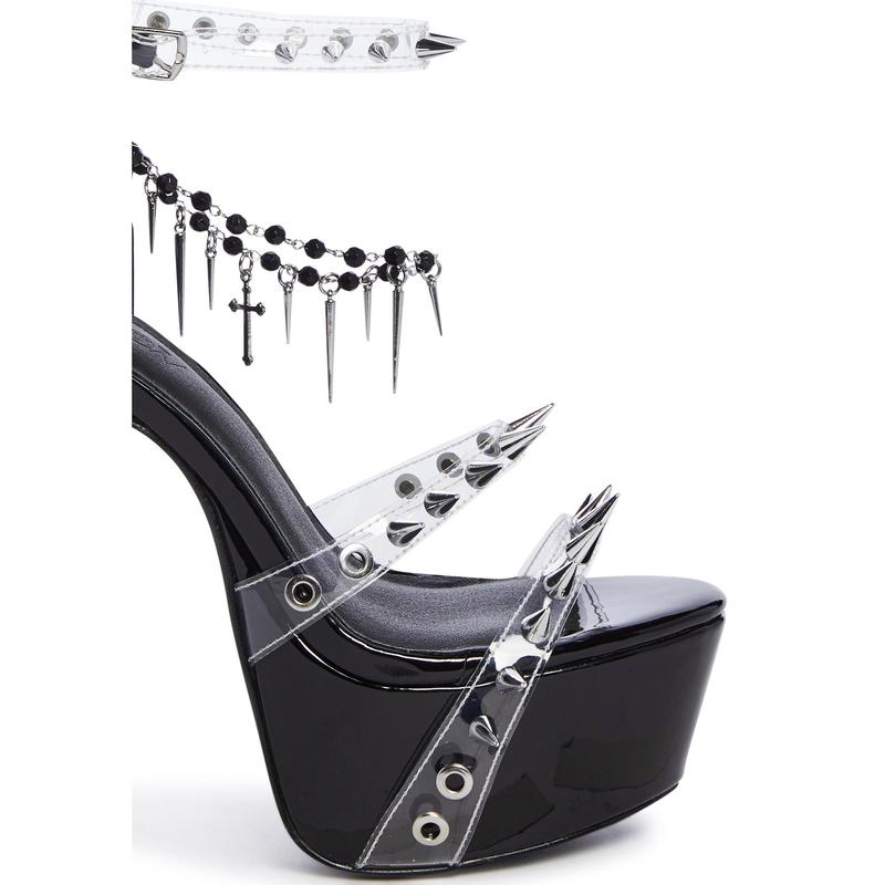 Holy Revelation Platform Heels - Spiked