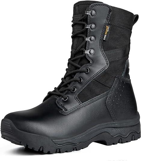 FREE SOLDIER Women’s  Boots 8 Inches Lightweight Combat Boots Durable  Work Outdoors Boots Desert Boots for Women