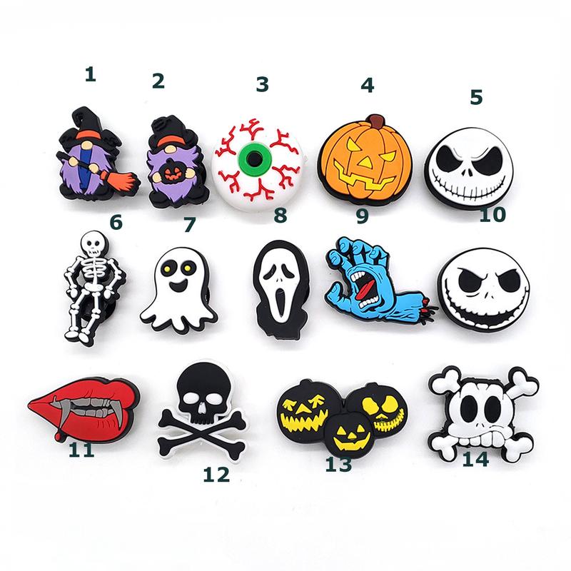 Funny Jibbitz, Halloween Jibbitz, Cool Shoe Charms Footwear Decor