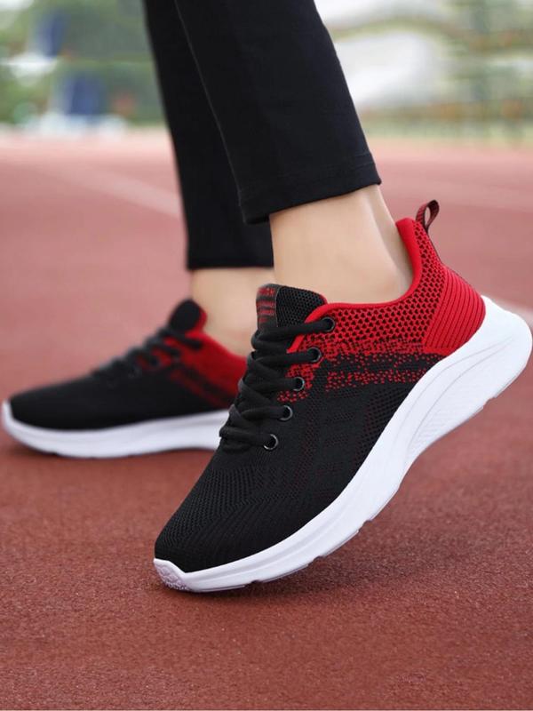 Women's Summer 2024 Lace-up Sneakers, Breathable Mesh Running Shoes, Casual Comfortable Lightweight Sports Shoes, Walking Summer Shoes for Daily Back To School Wear