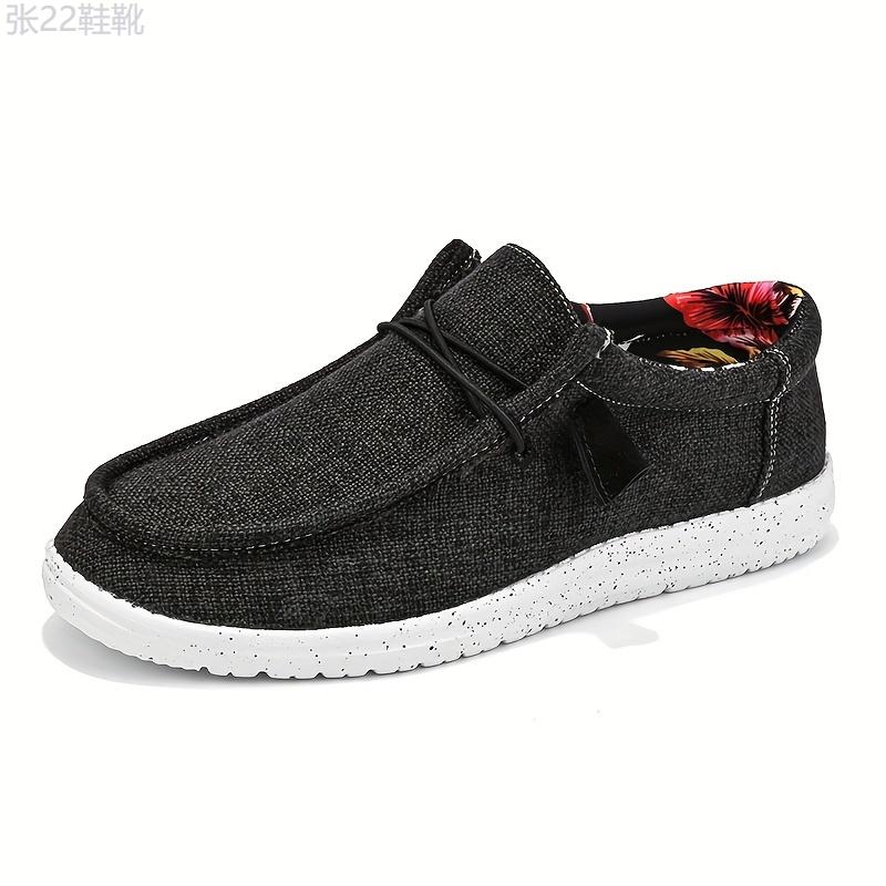 Men's Loafer Shoes With Decorative Shoelaces, Comfy Non-slip Slip On Breathable Shoes Sneakers, Spring And Summer Footwear Flat