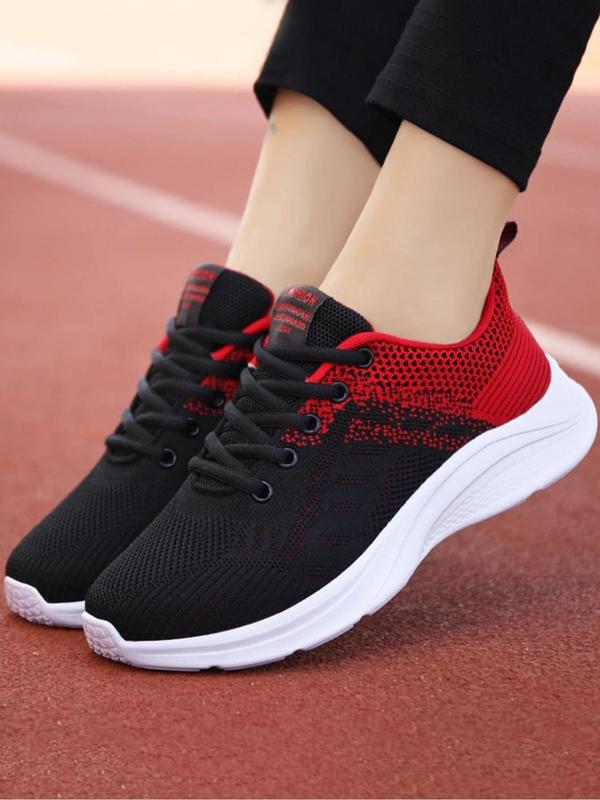 Women's Summer 2024 Lace-up Sneakers, Breathable Mesh Running Shoes, Casual Comfortable Lightweight Sports Shoes, Walking Summer Shoes for Daily Back To School Wear