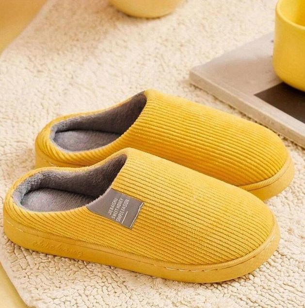 Men's Indoor College Style Slippers with Letter Tag Decoration - Footwear, Boy