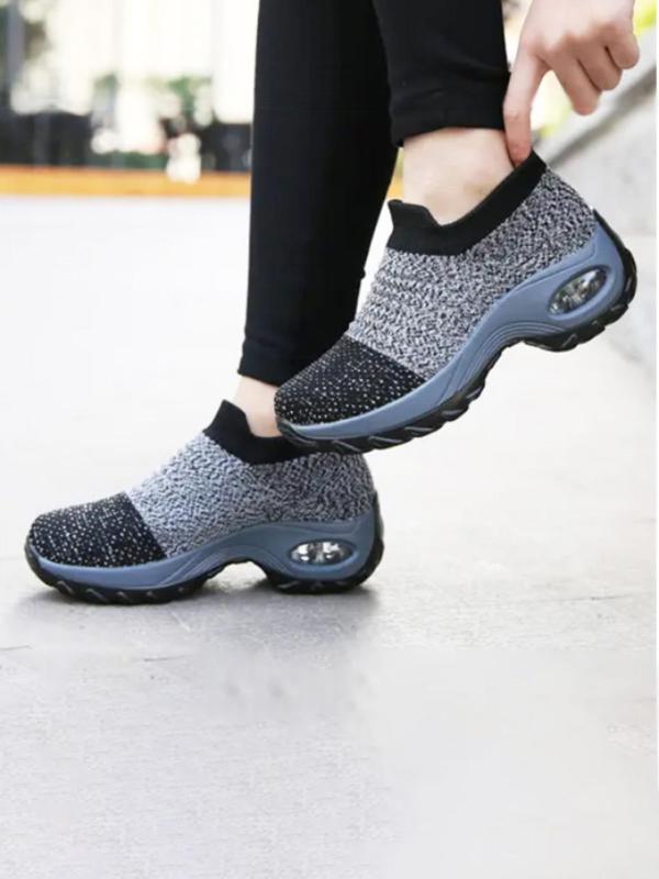 Breathable Mesh Slip on Athletic Sports Shoes, Casual Comfort Walking Shoes, Womens Sneaker, Training Runner Shoes, Girl Sports Trainer Footwear