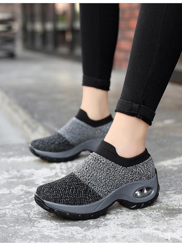 Breathable Mesh Slip on Athletic Sports Shoes, Casual Comfort Walking Shoes, Womens Sneaker, Training Runner Shoes, Girl Sports Trainer Footwear