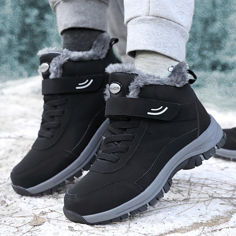 Cotton Shoes Winter Velvet Thickened Warm Ladies Waterproof Snow Boots Coldproof Cotton Boots For The Elderly And Middle-aged Walking Shoes