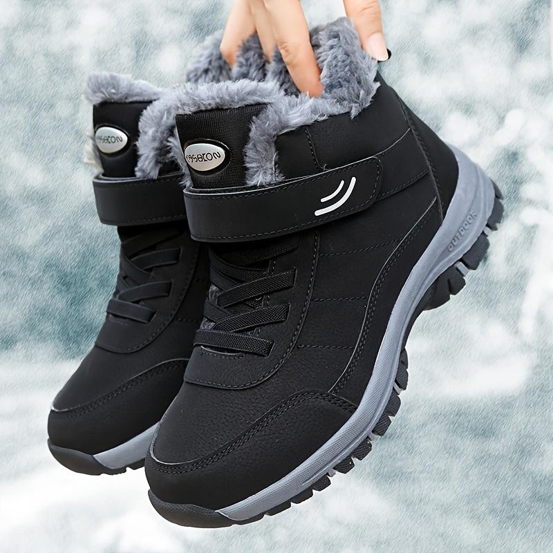 Cotton Shoes Winter Velvet Thickened Warm Ladies Waterproof Snow Boots Coldproof Cotton Boots For The Elderly And Middle-aged Walking Shoes