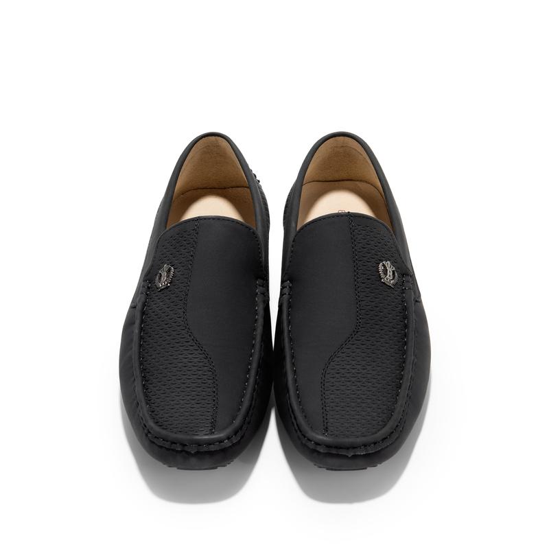 Bruno Marc Men's Versatile Slip-On PU Leather Loafers with Round Toe