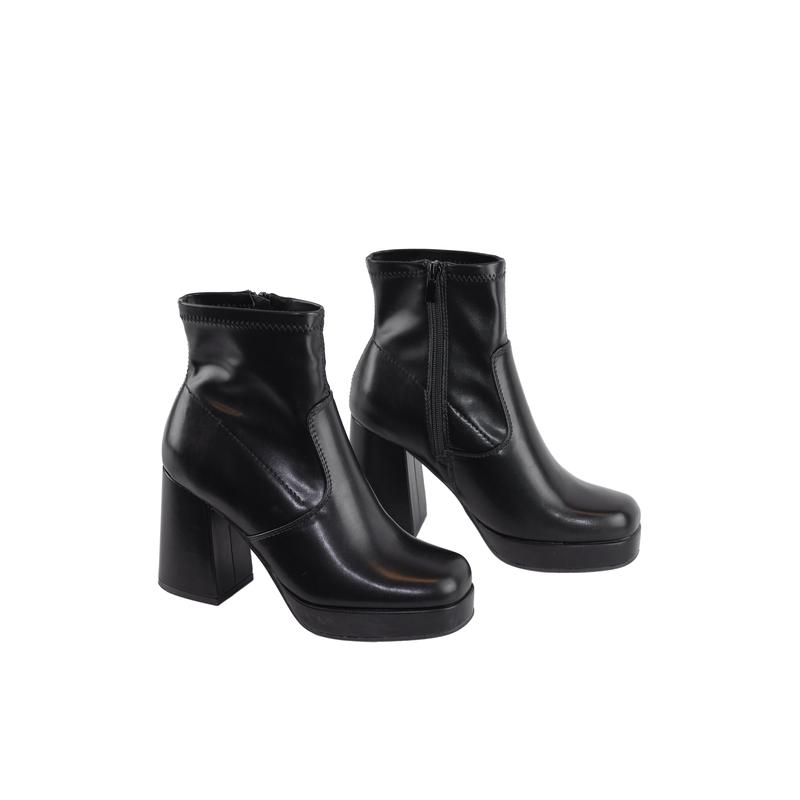 Thalia - Mid Heel Ankle Boots For Women