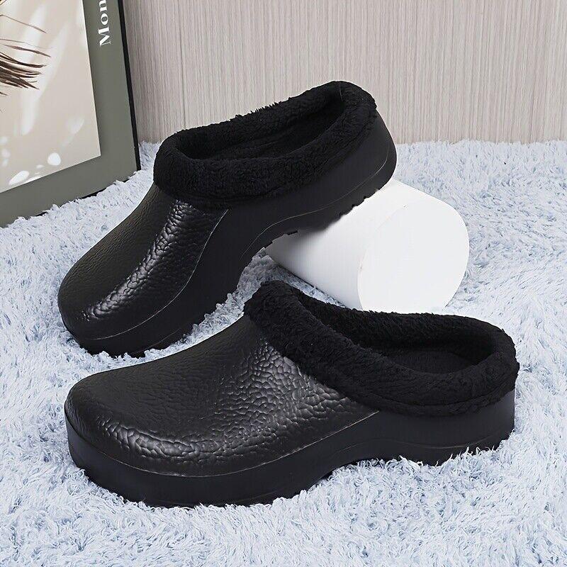 Men's Shoes Kitchen Chef Shoes Leather Comfortable Waterproof Non-slip Work Shoe