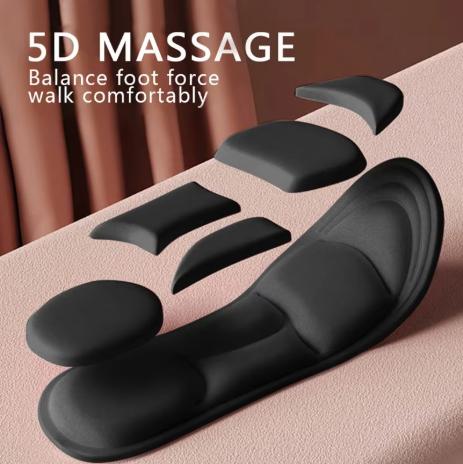 5D Massage Memory Foam Shoes Pads Insoles for Shoes Sole Breathable Cushion Sport Running Insoles for Feet Orthopedic Inserts