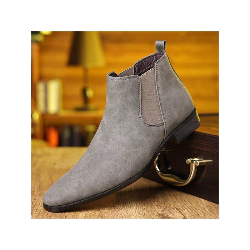 Men's Chelsea Boots, British Retro Short Boots, Casual Men's Shoes, Suitable For Outdoor Leisure, Business Parties, Daily Life