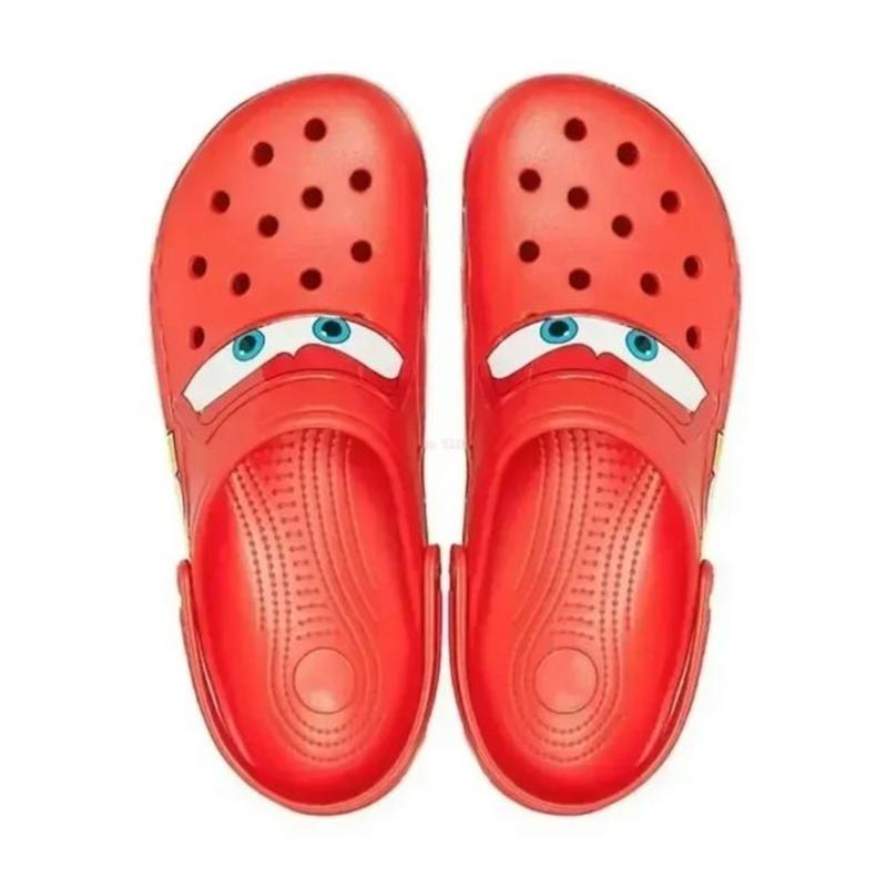 Original Crocs Lightning Clog Casual Sandals Unisex Closed-Toe Slip-Ons Outdoor Men's Breathable Beach Shoes