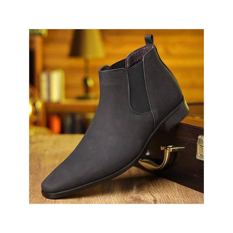 Men's Chelsea Boots, British Retro Short Boots, Casual Men's Shoes, Suitable For Outdoor Leisure, Business Parties, Daily Life