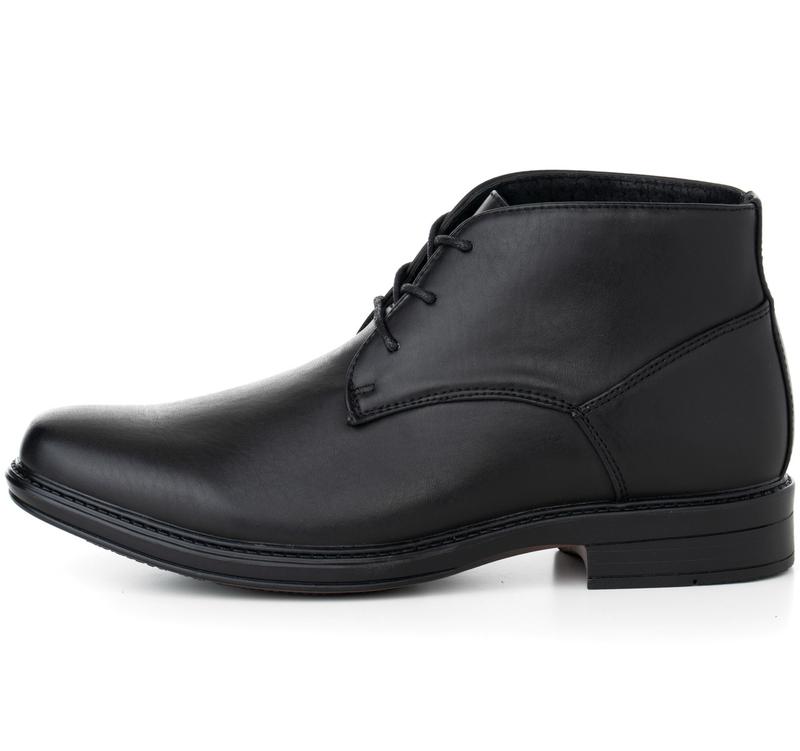 Alpine Swiss Mens Leather Lined Dressy Ankle Boots