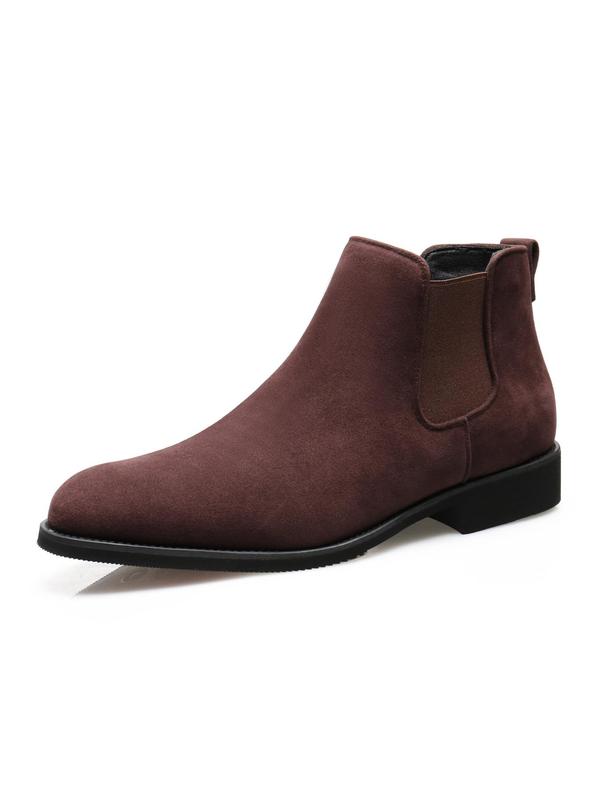 Men's Fashionable Solid Color Chelsea Boots, Casual Comfortable Ankle Boots for Daily Wear, Fashion Shoes for Party, Daily Wear