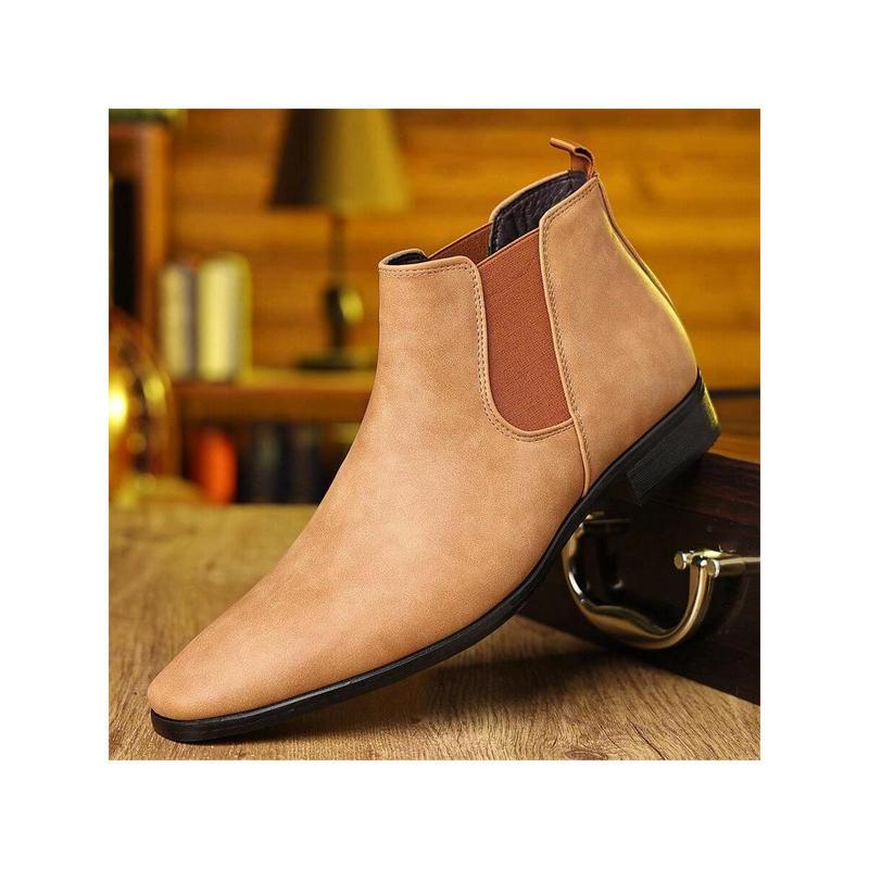 Men's Chelsea Boots, British Retro Short Boots, Casual Men's Shoes, Suitable For Outdoor Leisure, Business Parties, Daily Life