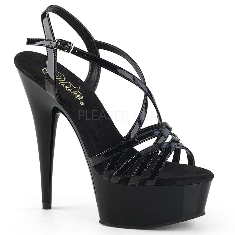 6 Inch Heel DELIGHT-613 Black Pat