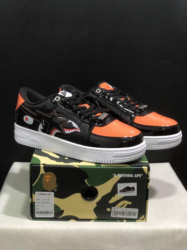 Bape A BATHING APE STA Multi style logo retro low top trendy casual board shoes for men and women