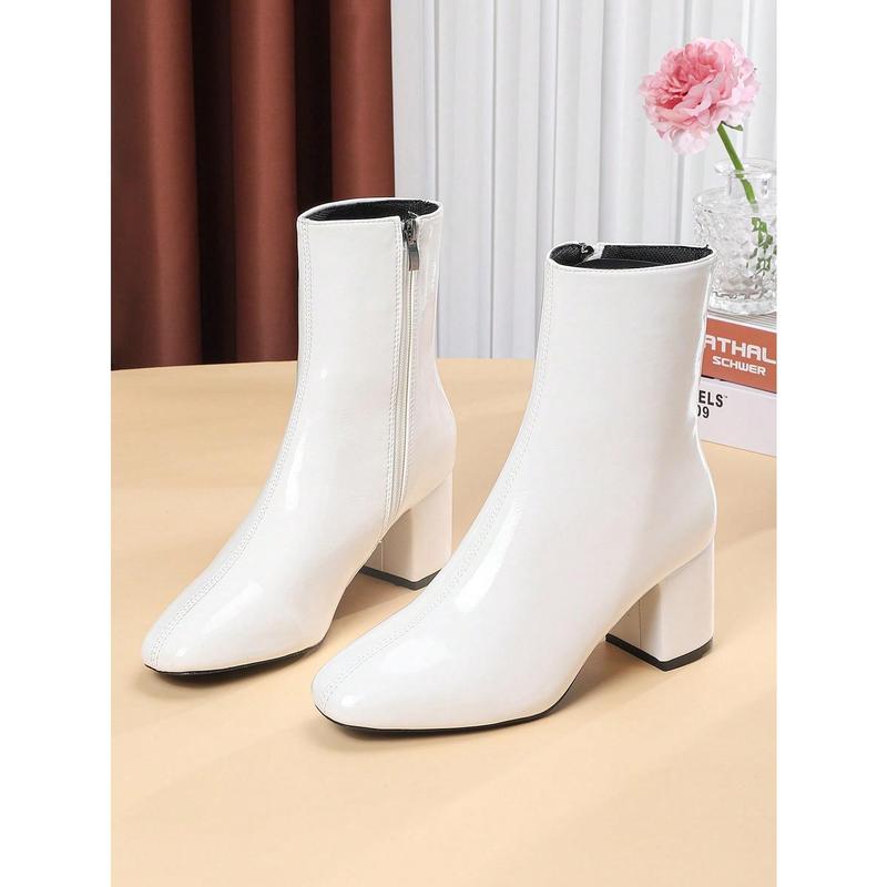 Women's Fashionable Outdoor Winter Boots In White Footwear Girl