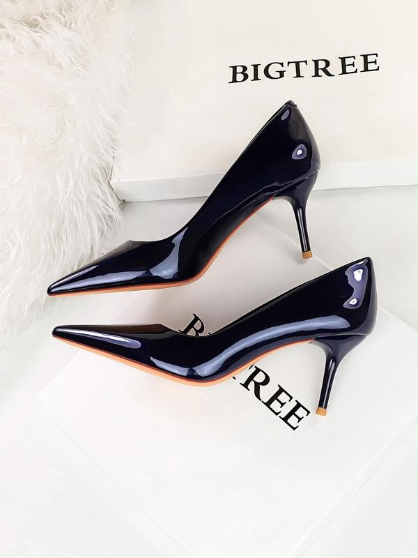 Women's Solid Color Stiletto Heels, Elegant Pointed Toe High Heels for Party, Daily Clothing Decor, Fashionable Shoes for Women & Girls