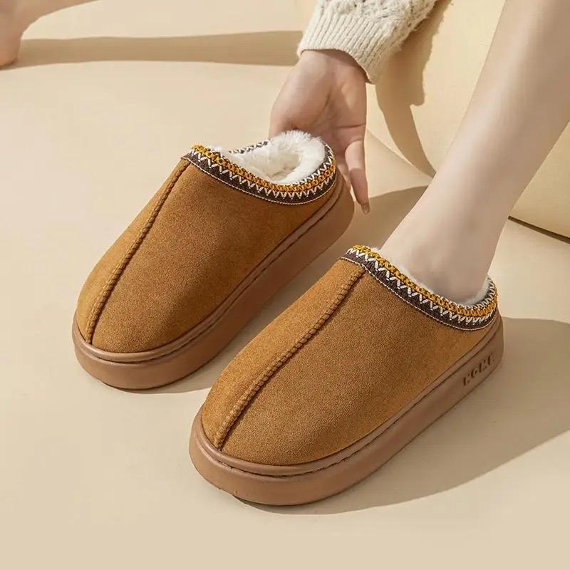 Women's Fluffy Slippers - Plush Winter Designer Shoes for House - Large Size - Girl, Walking Shoes Casual Soft Comfort Flipflop Footwear Rubber