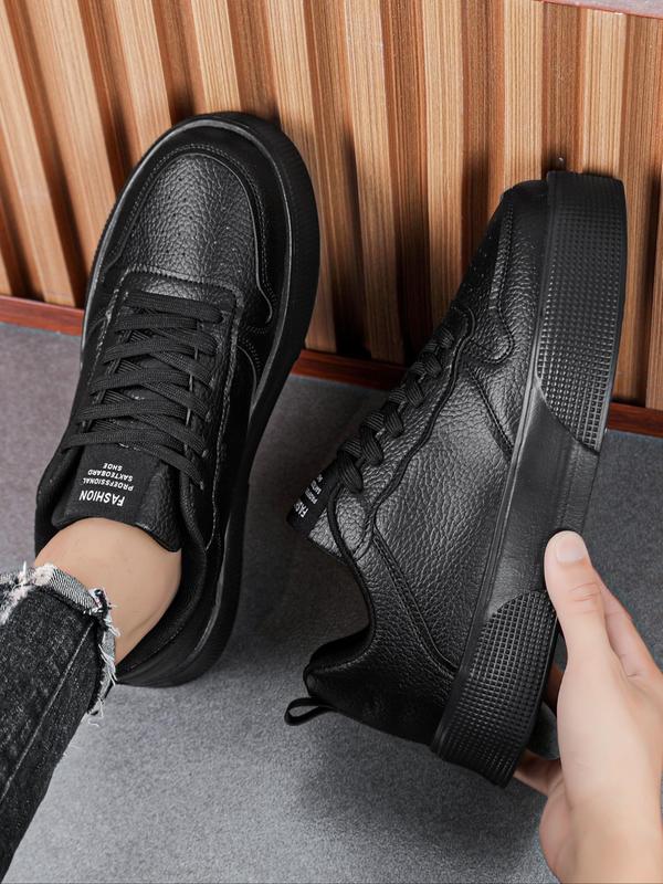 Men's Fashionable Patchwork Low Top Sneakers, Casual Breathable Comfortable Sports Shoes, Male All-match Round Toe Shoes for Daily Wear