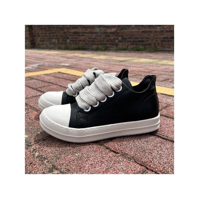 Low-Top Lace-Up Round Toe Chunky Sole Casual Athletic Sneakers