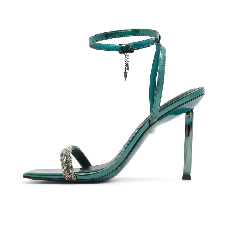 Wicked x ALDO Bewitching Ladies Green Heeld Sandal Footwear Girl