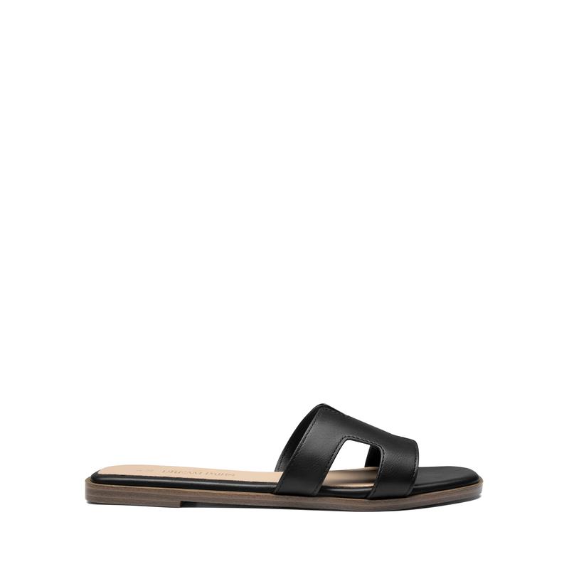 Cut-out Strap Light Sole Slide Sandals