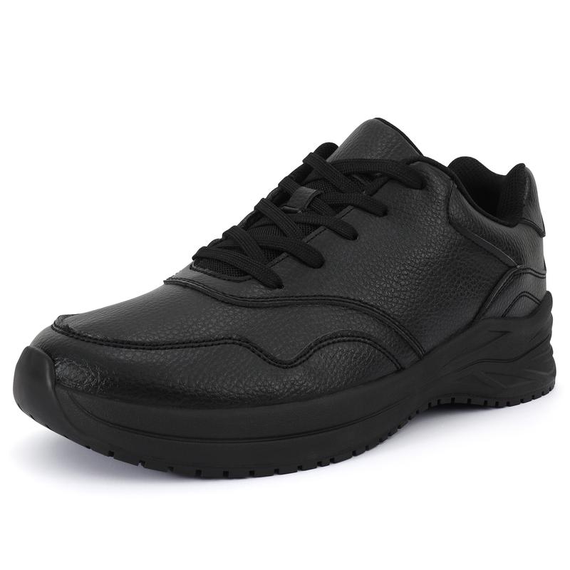 Mens Non Slip Work Shoes Slip On Water Resistant Walking Sneakers Zapatos Trabajo Waterproof Food Service Chef Kitchen