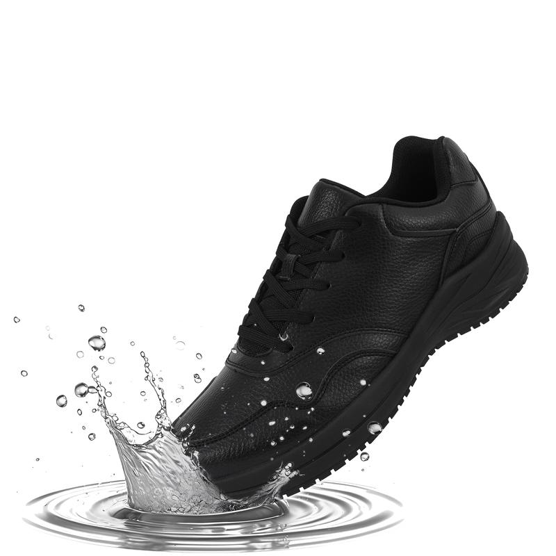 Mens Non Slip Work Shoes Slip On Water Resistant Walking Sneakers Zapatos Trabajo Waterproof Food Service Chef Kitchen