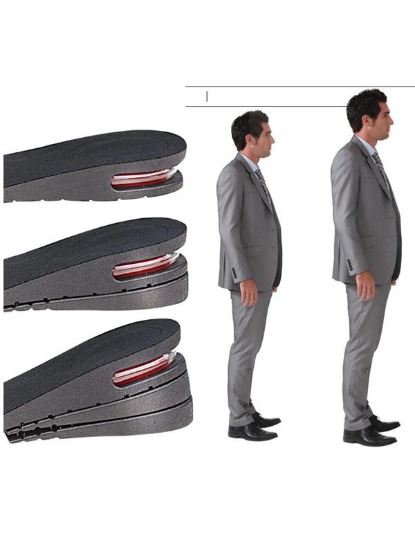 Invisible Height Increasing Shoes Insoles, Soft Shock-absorbing Height Boosters, Removable Portable Comfort Height Increasing Insole for Summer 2024 Footwear, Invisible Heels Insoles for Athletes, Fall Outfits, Fall Freshness