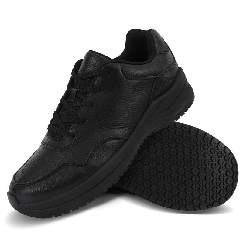 Mens Non Slip Work Shoes Slip On Water Resistant Walking Sneakers Zapatos Trabajo Waterproof Food Service Chef Kitchen