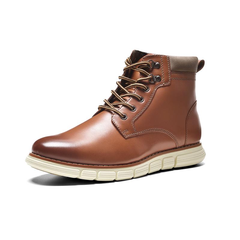 Bruno Marc Men's Vegan Leather Chukka Boots