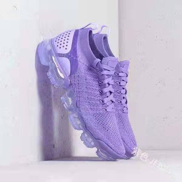 New Solid Color Cushion Insole Height Increasing Insole Flying Woven Women's Shoes Front with Breathable Women's Running Shoes Factory Pin