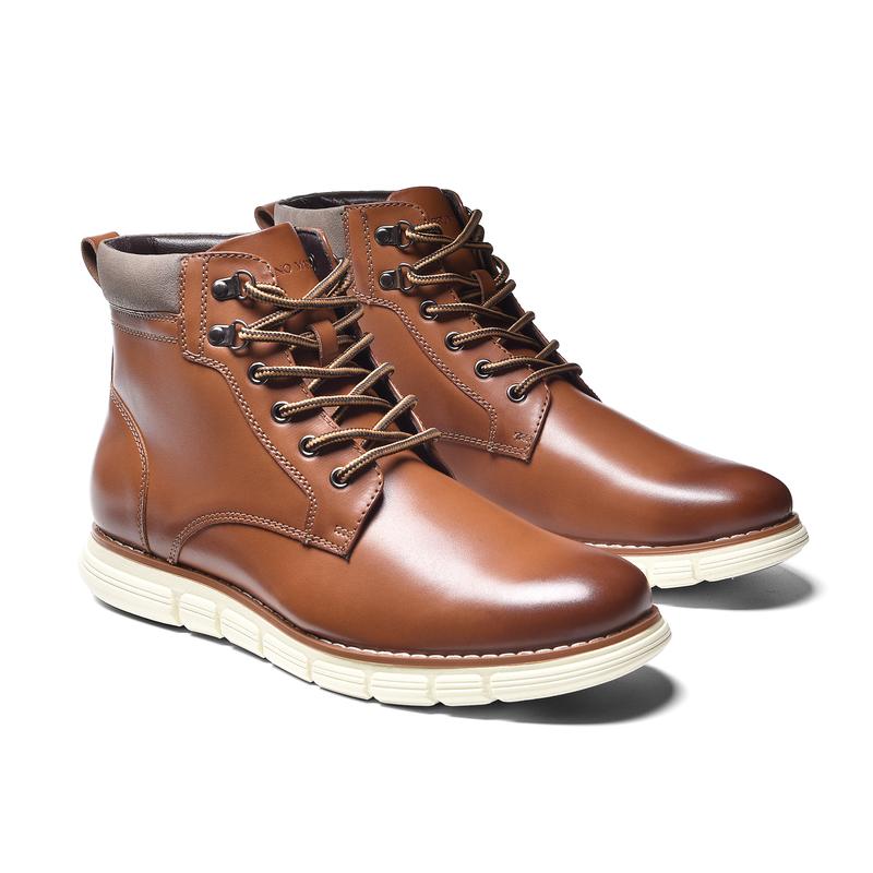 Bruno Marc Men's Vegan Leather Chukka Boots