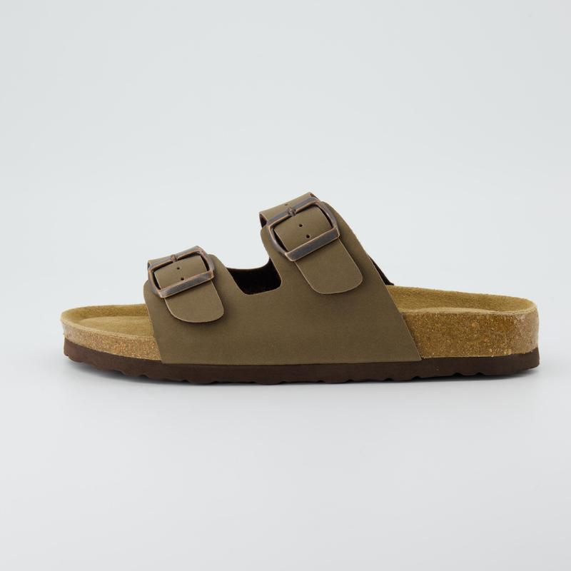 Cushionaire Women's Lane Cork Footbed Sandal