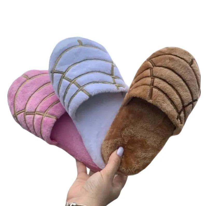 Mexican pan de dulce Slipper, Bread Gift Ideas, Pan Dulce slipper, Birthday gift, Christmas gift, concha slippers