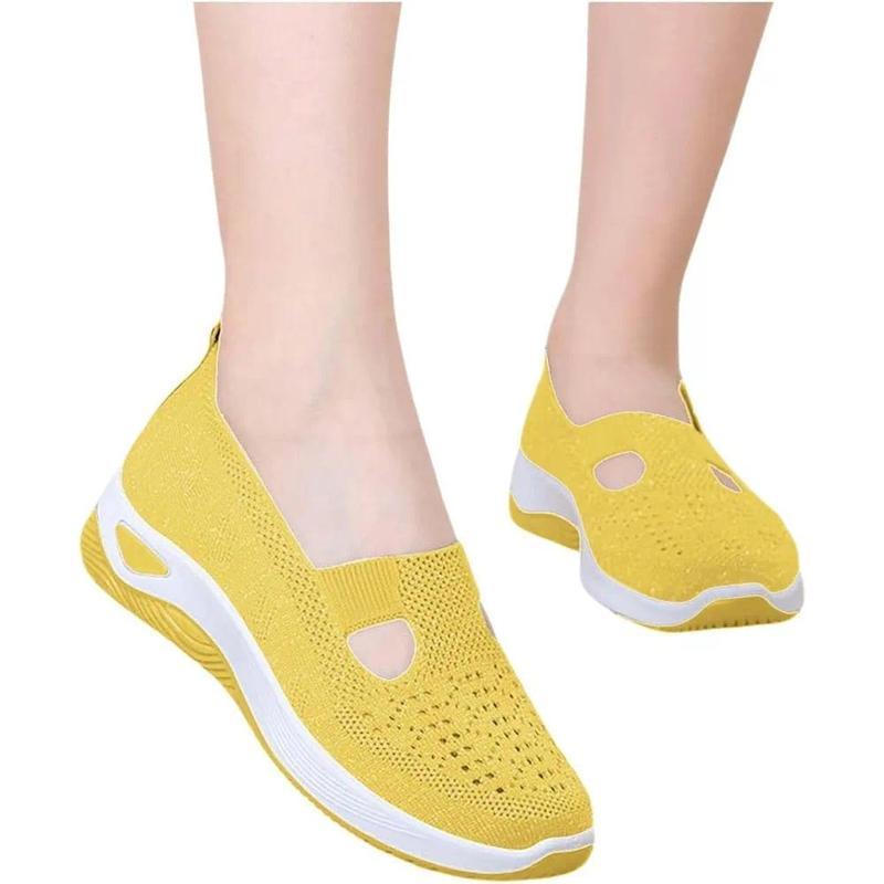 Orthopedic Shoes for Women Walking Shoes Slip On Arch Support Memory Foam Breathable Sneakers Summer Comfortable Casual Trainers