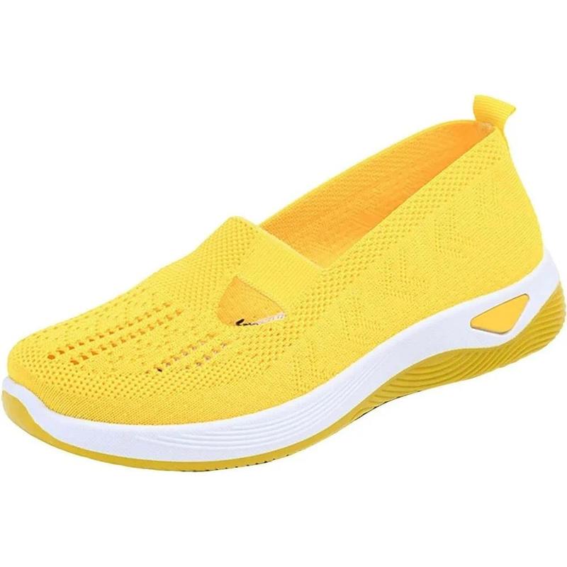 Orthopedic Shoes for Women Walking Shoes Slip On Arch Support Memory Foam Breathable Sneakers Summer Comfortable Casual Trainers